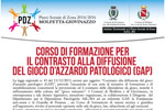 Corso di formazione per Il contrasto alla diffusione del gioco d'azzardo patologico